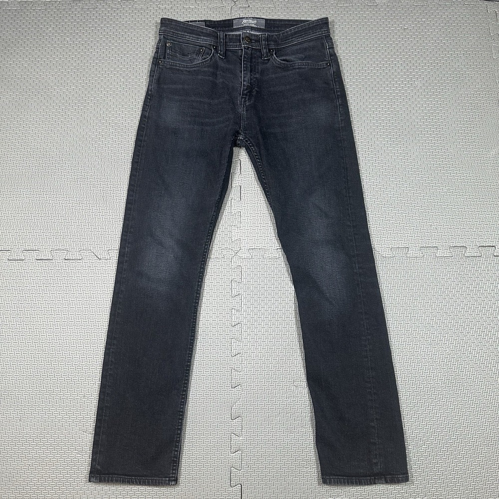 Revtown Jeans Mens Size 31x29 Black Sharp Decade Denim Stretch Modern Whiskers
